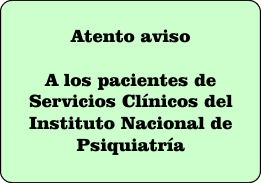 Aviso a pacientes